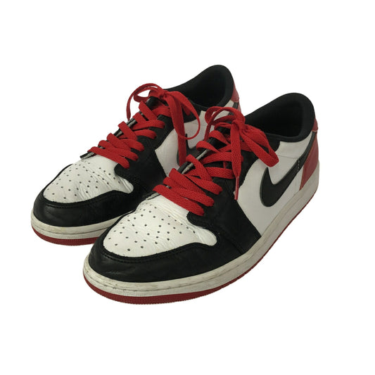 Nike AIR JORDAN 1 RETRO LOW OG BLACK TOE Sneakers Size 28cm