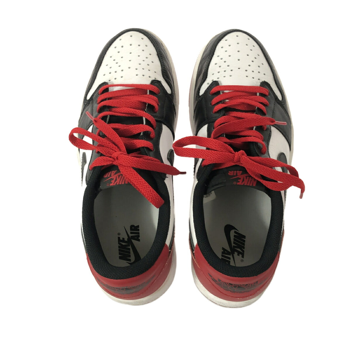 Nike AIR JORDAN 1 RETRO LOW OG BLACK TOE Sneakers Size 28cm