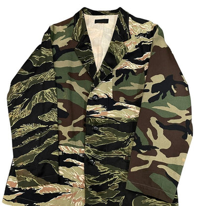 S'YTE Yohji Yamamoto 20SS Camo Patchwork Blazer Green Size 2
