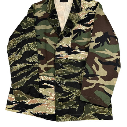 S'YTE Yohji Yamamoto 20SS Camo Patchwork Blazer Green Size 2