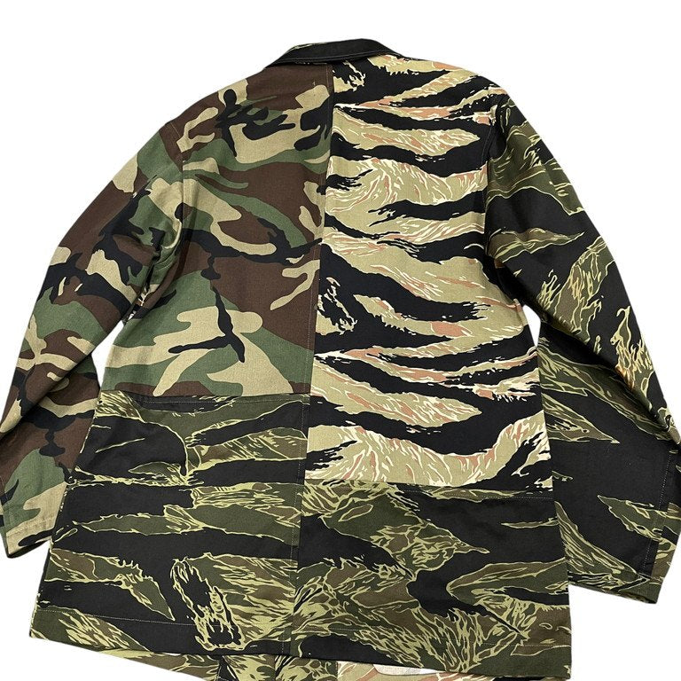 S'YTE Yohji Yamamoto 20SS Camo Patchwork Blazer Green Size 2