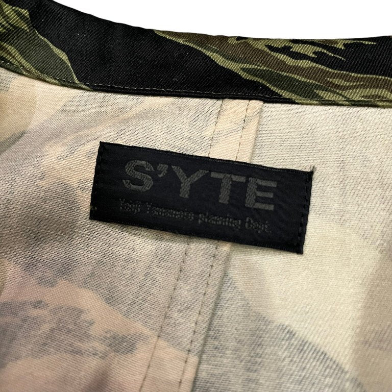 S'YTE Yohji Yamamoto 20SS Camo Patchwork Blazer Green Size 2