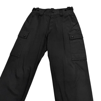 Y's for men Cotton Gabardine Drawstring Pants Black Size 1