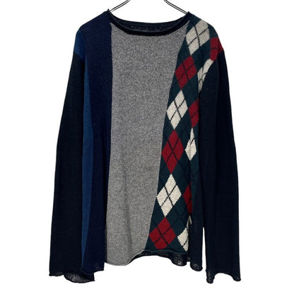 Comme des Garcons 94AW Shrunken Argyle Sweater Size S