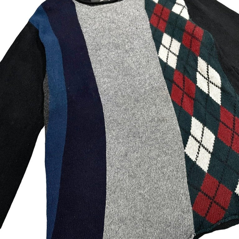 Comme des Garcons 94AW Shrunken Argyle Sweater Size S