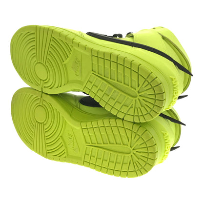 Nike AMBUSH Dunk High Flash Lime Sneakers CU7544-300 Size 26