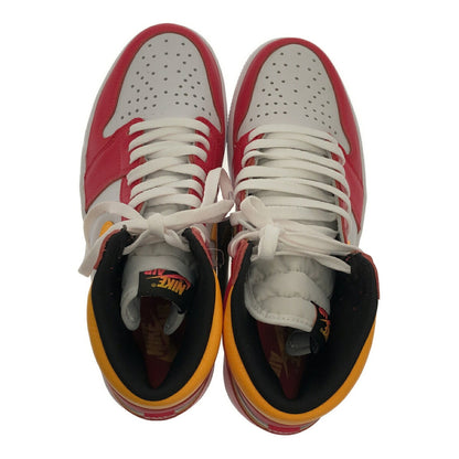 Nike Air Jordan 1 High OG Light Fusion Red Sneakers Size 27