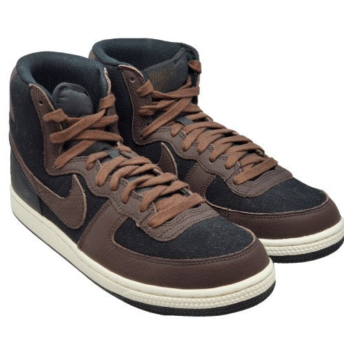 NIKE Terminator High Velvet Black Sneakers Size 26.0