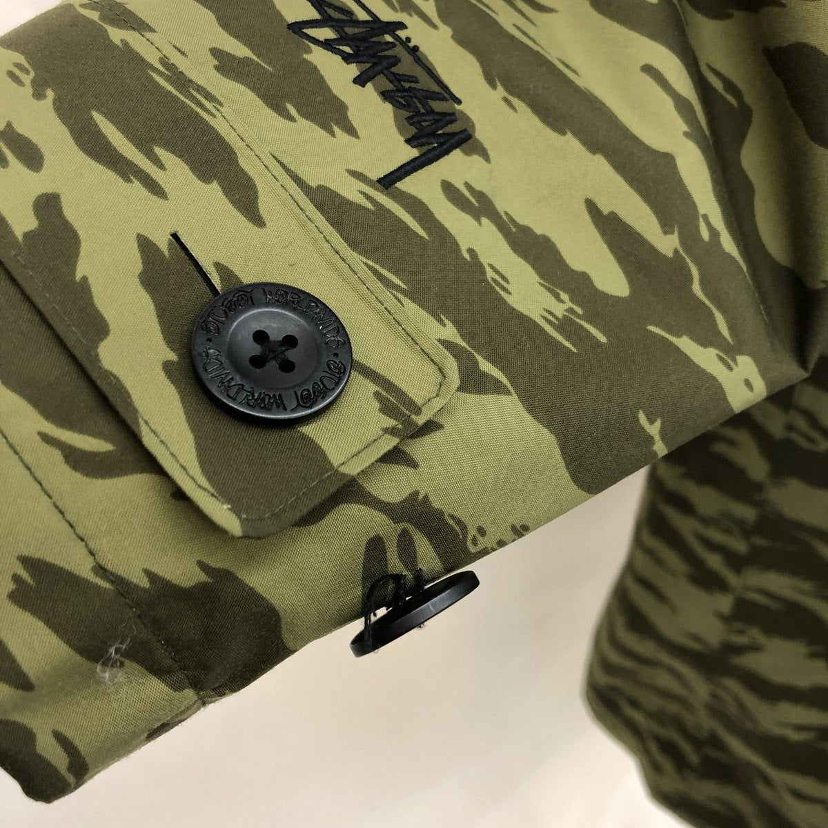 STUSSY Nano Universe Camo Nylon Down Liner Coat Size SMAL