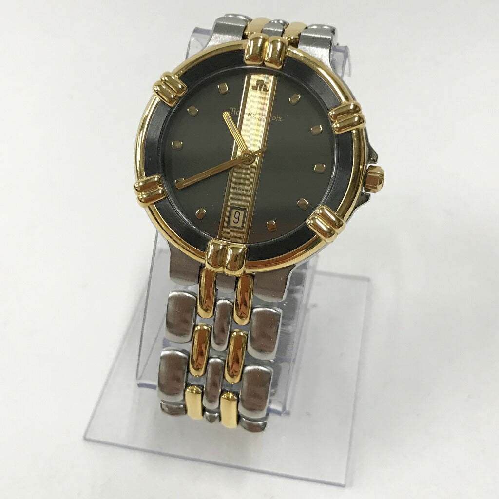 MARICE LACROIX Calypso 95327 Silver Gold Watch Size ONE SIZE