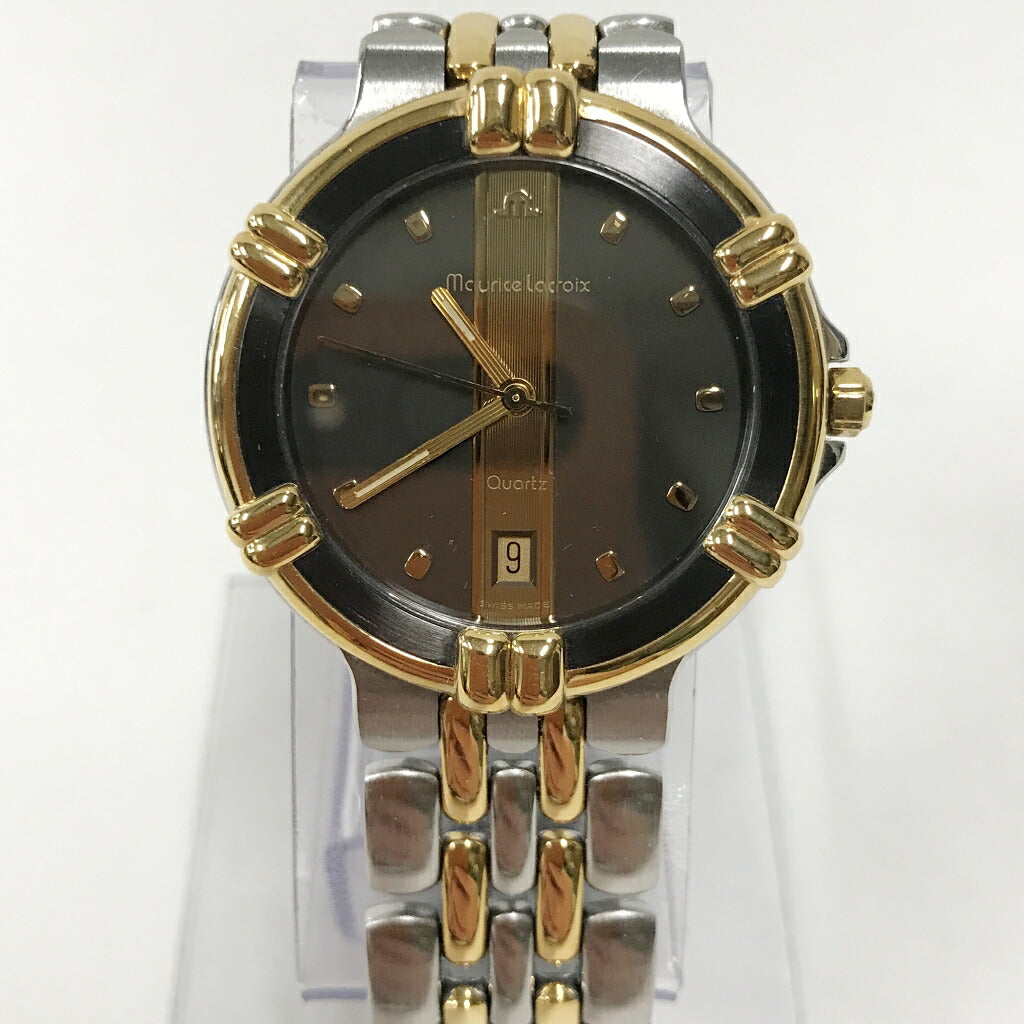 MARICE LACROIX Calypso 95327 Silver Gold Watch Size ONE SIZE