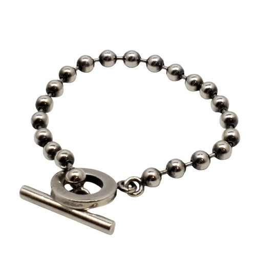GUCCI Ball Chain Silver Sv925 Bracelet