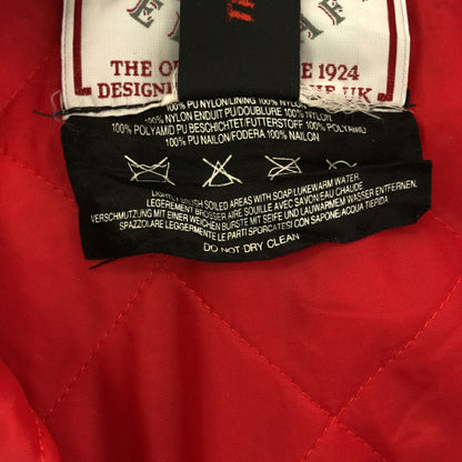 BELSTAFF 80s TRAIMASTER 500 PU Nylon Orange Red Jacket Size XXL