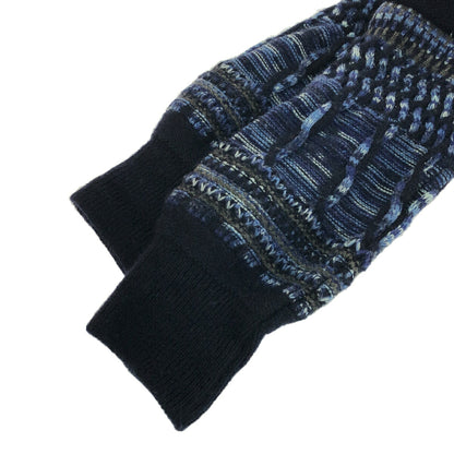 Studio D'Artisan Kasuri Knit Shawl Collar Cardigan Size S