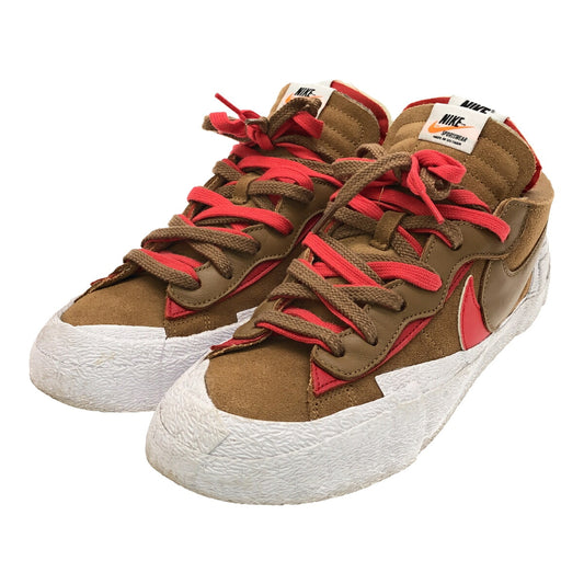 NIKE 21SS x Sacai Blazer Low British Tan Sneakers Size 28.0
