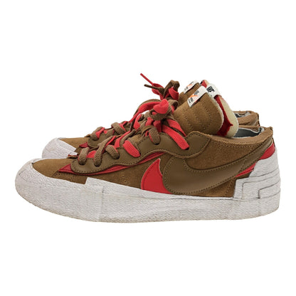 NIKE 21SS x Sacai Blazer Low British Tan Sneakers Size 28.0