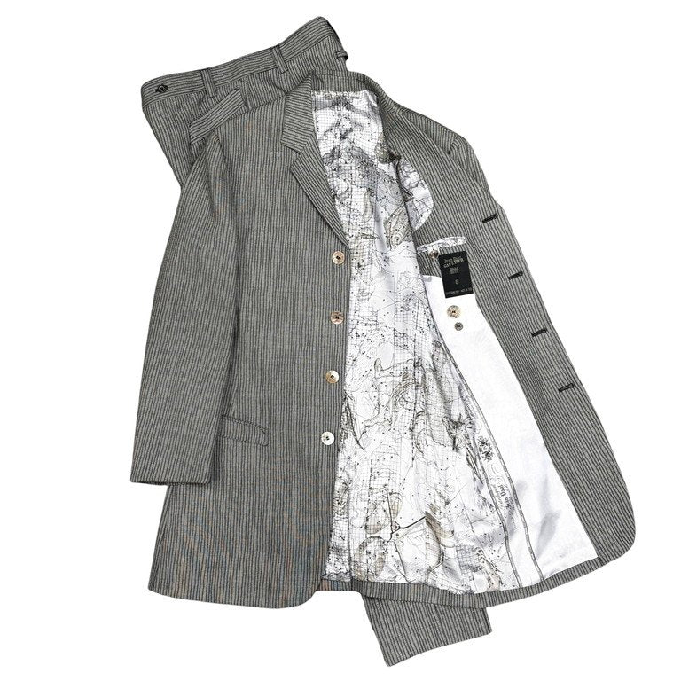 Jean Paul Gaultier 90s Wool Long Tailored Jacket Size 48