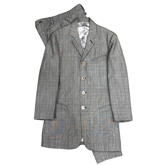 Jean Paul Gaultier 90s Wool Long Tailored Jacket Size 48