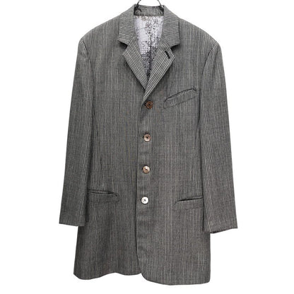 Jean Paul Gaultier 90s Wool Long Tailored Jacket Size 48