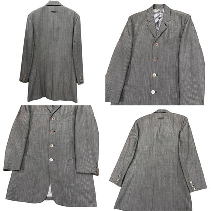 Jean Paul Gaultier 90s Wool Long Tailored Jacket Size 48