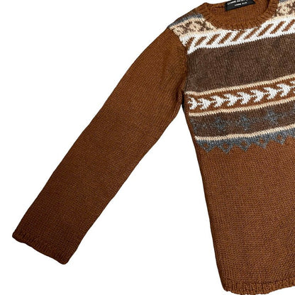 Comme des Garcons 95AW Alpaca Fair Isle Sweater Size XS