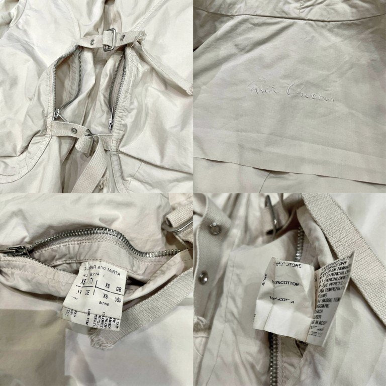 Rick Owens 05AW MOOG Cotton Bondage Down Bomber Size XS