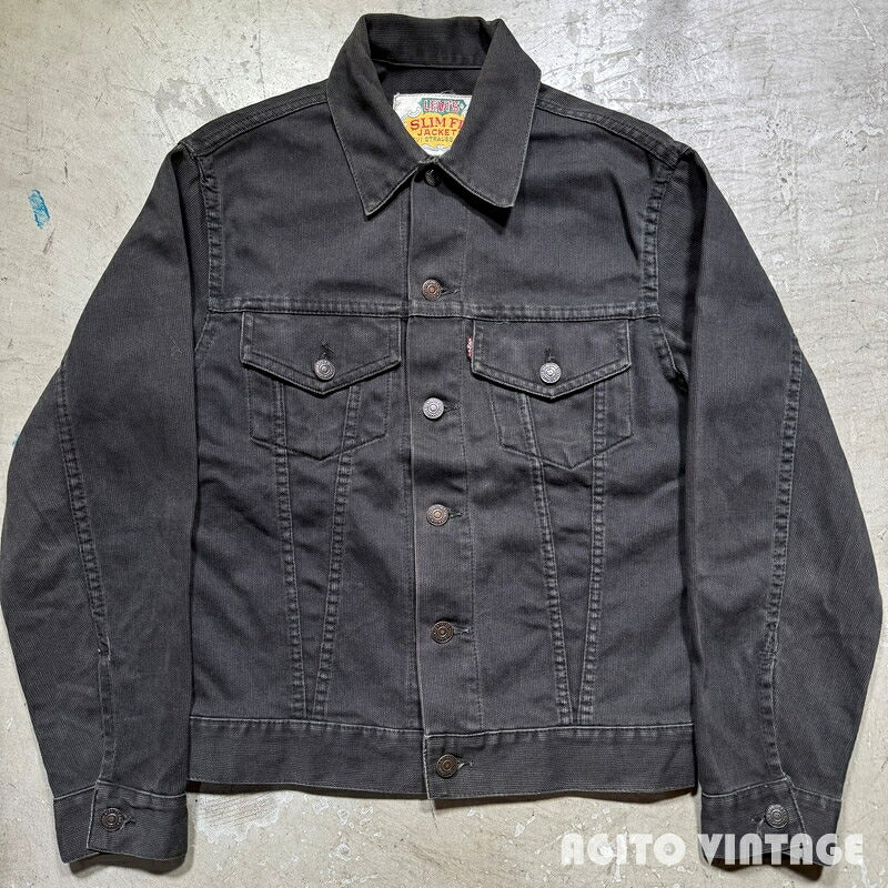 Levi's 60s Slim Fit Big E Black Pique Jacket Size S