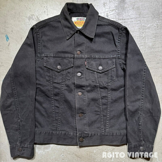 Levi's 60s Slim Fit Big E Black Pique Jacket Size S