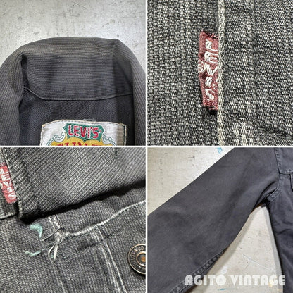 Levi's 60s Slim Fit Big E Black Pique Jacket Size S