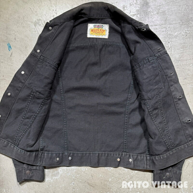 Levi's 60s Slim Fit Big E Black Pique Jacket Size S