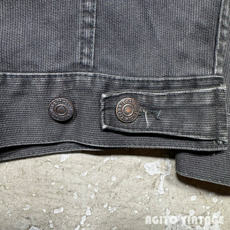 Levi's 60s Slim Fit Big E Black Pique Jacket Size S