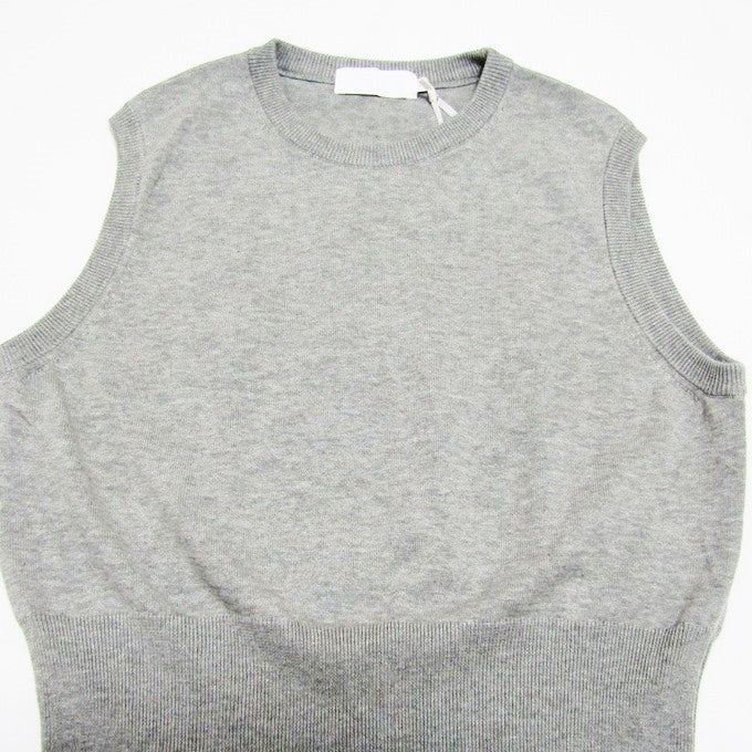 Graphpaper Suvin Cotton Knit Vest Light Gray Size 0
