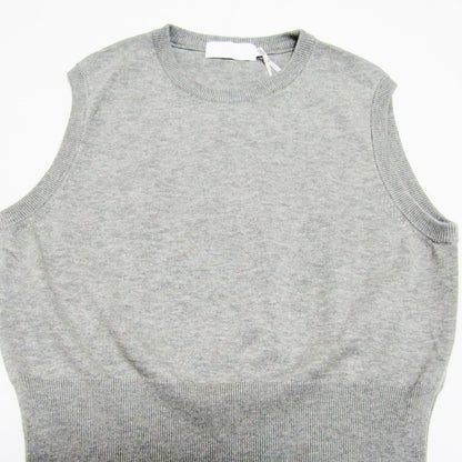 Graphpaper Suvin Cotton Knit Vest Light Gray Size 0