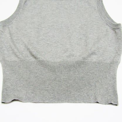 Graphpaper Suvin Cotton Knit Vest Light Gray Size 0
