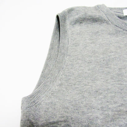 Graphpaper Suvin Cotton Knit Vest Light Gray Size 0