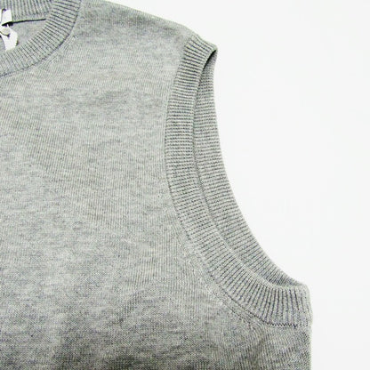 Graphpaper Suvin Cotton Knit Vest Light Gray Size 0