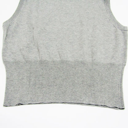 Graphpaper Suvin Cotton Knit Vest Light Gray Size 0