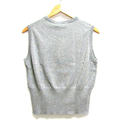 Graphpaper Suvin Cotton Knit Vest Light Gray Size 0