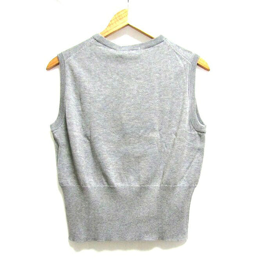 Graphpaper Suvin Cotton Knit Vest Light Gray Size 0