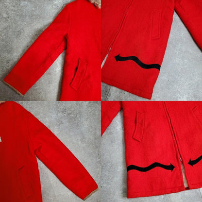 HUDSON'S BAY 60s/70s Wool Eskimo Jacket Red Size S
