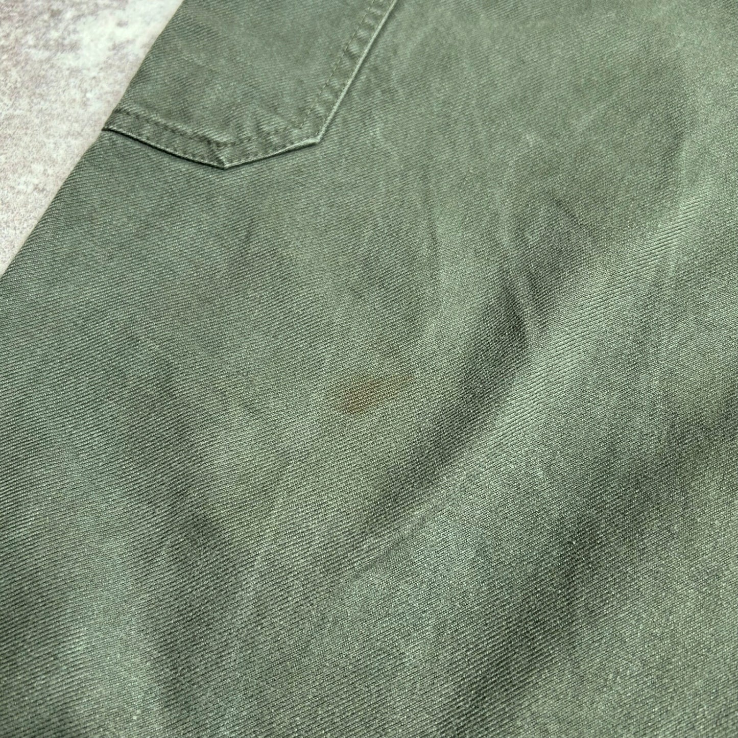 AIR FORCE 70s French Military Mechanic Cargo Pants Khaki