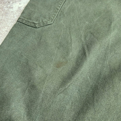 AIR FORCE 70s French Military Mechanic Cargo Pants Khaki