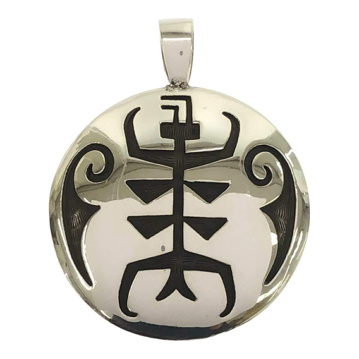 HOPI Manuel Hoyungwa Sterling Silver ONE SIZE Pendant Size ONE SIZE
