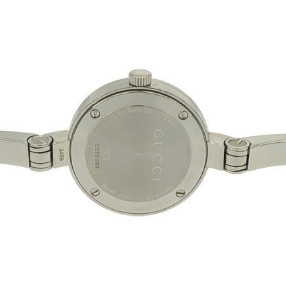 GUCCI 105 Stainless Steel Diamond ONE SIZE Belt Size ONE SIZE