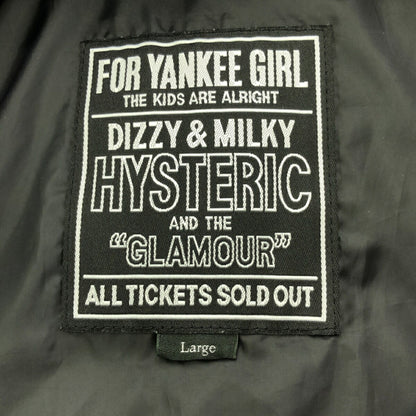 HYSTERIC GLAMOUR Dynamite Angel Padded Jacket Black Size L