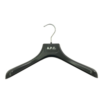 A.P.C. Black Cashmere Blend Wool Long Coat Size S