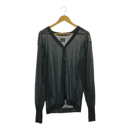 Needles Spring/Summer Poly Mesh Cardigan Black Size XL