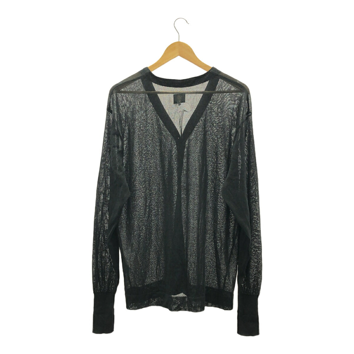 Needles Spring/Summer Poly Mesh Cardigan Black Size XL