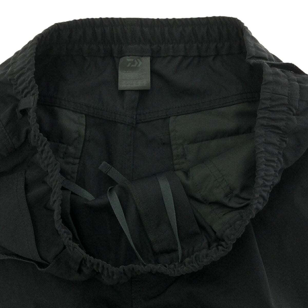 DAIWA PIER39 Black Tech 8-Pocket Twill Drawcord Pants Size L