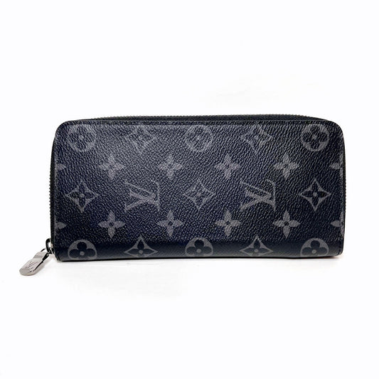 LOUIS VUITTON Monogram Eclipse Zippy Wallet Size ONE SIZE